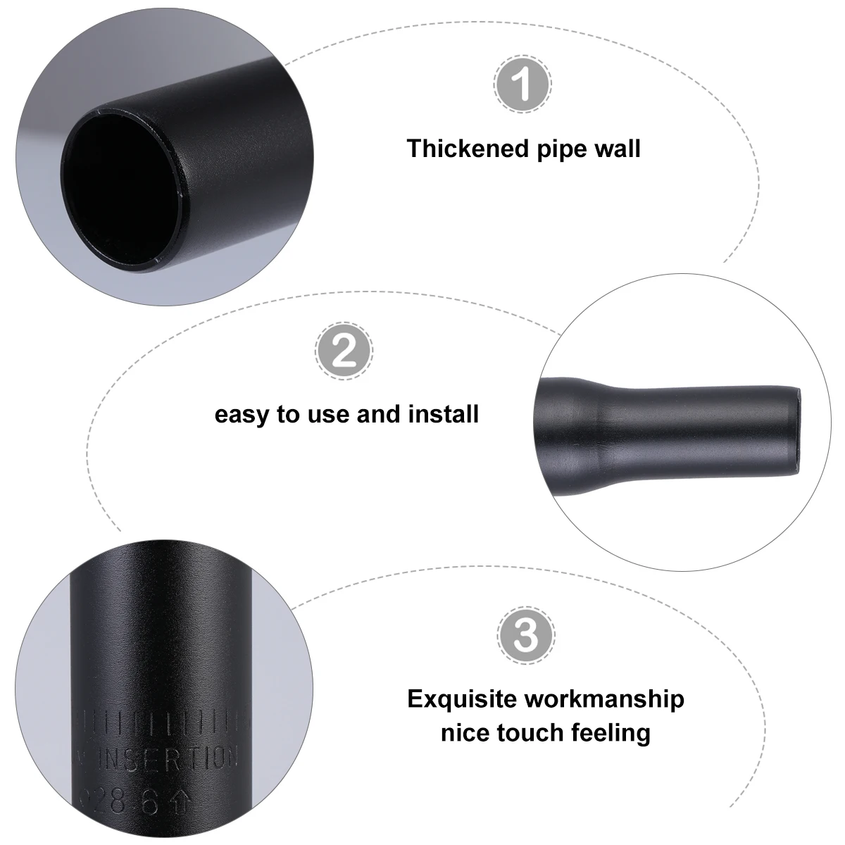 

Aluminium Alloy Mountain Road Bikes Durable Thickened Pipe Easy Install Bike Seatpost Bike Seat Aluminium Alloy Seatpost Post