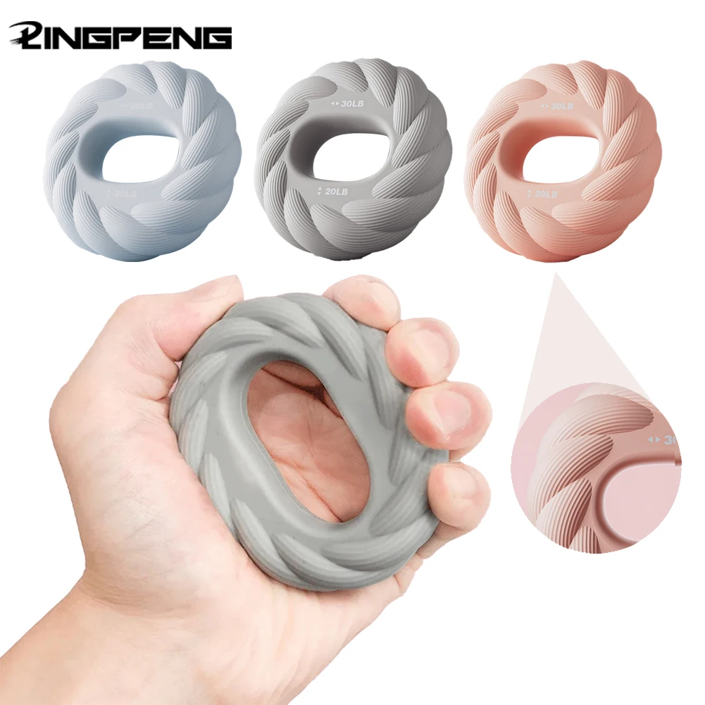Silikon Grip Strength Gerät Dual Strength Grip Ring Fitness Ausrüstung Finger Bewegung Krafttraining Rehabilitation