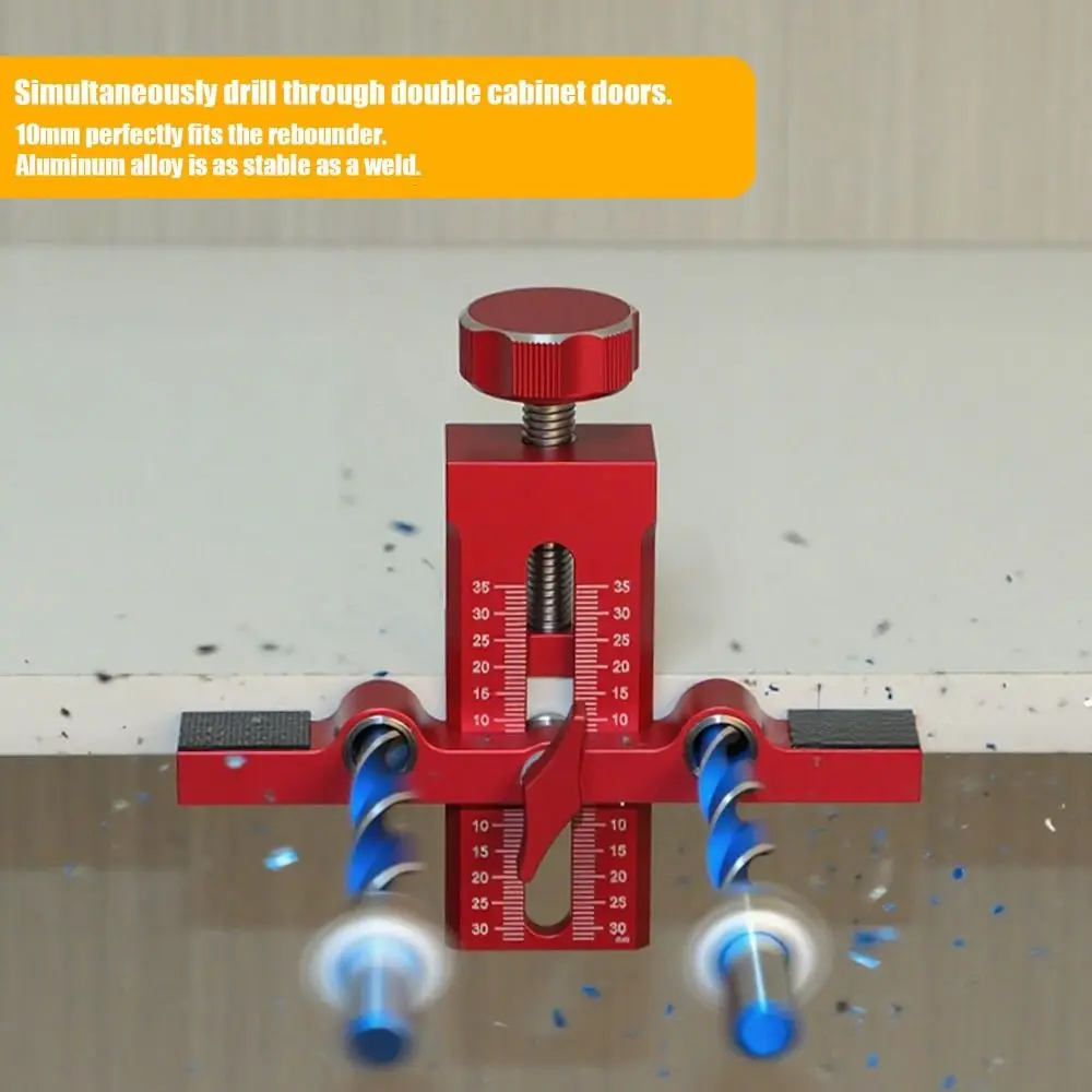 

Quick Positioning Cabinet Door Mounting Jig Adjustable Clamping Range Wear-resistant Cabinets Frame Install Clamp Auxiliary Tool