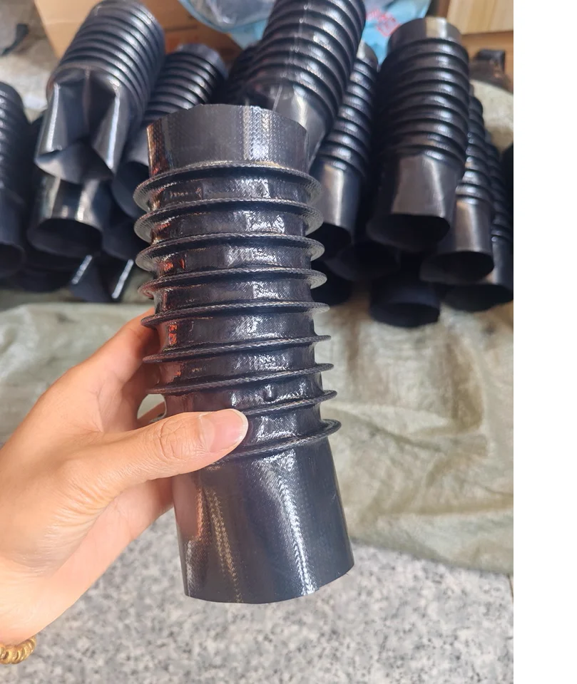 Circular bellows for protecting hoses, inner diameter 50 mm x Lmax 500 mm