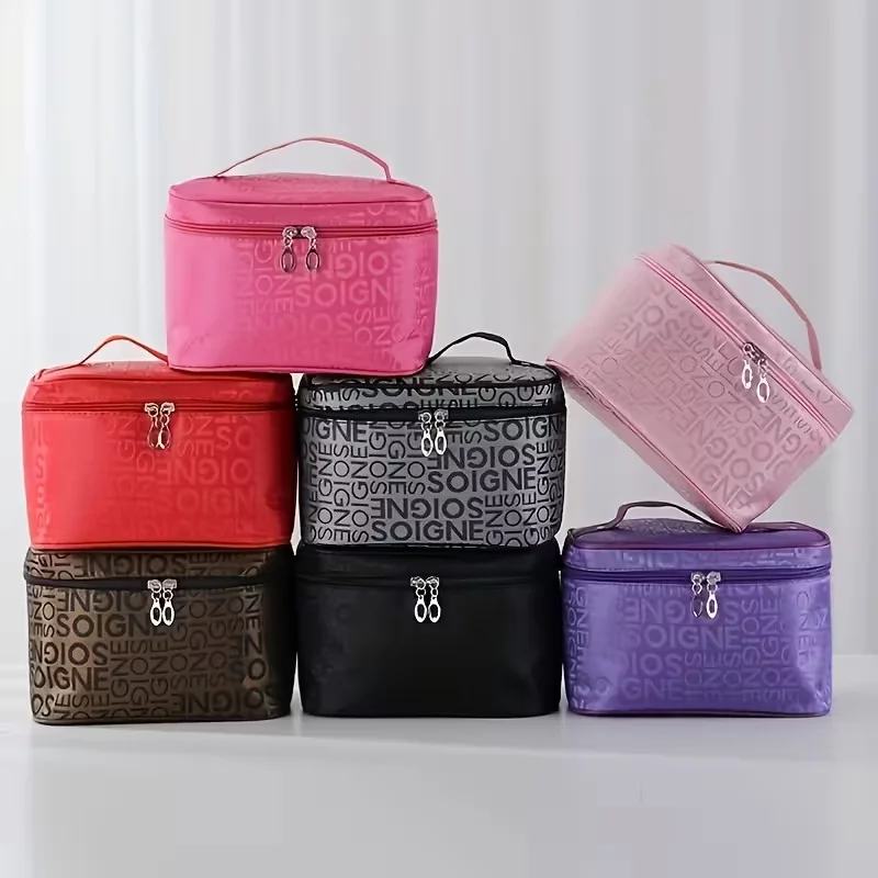 Fashion Portable Makeup Storage Bag, Large-Capacity Travel Toiletry Bag, Storage Bag