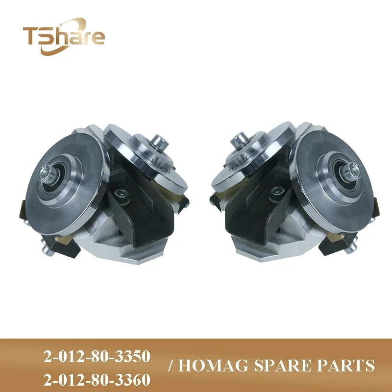 

1SET Compatible (2-012-80-3350 + 2-012-80-3360) Replaceable Knife Head of the Radius Cycle PN10 for Homag Machine