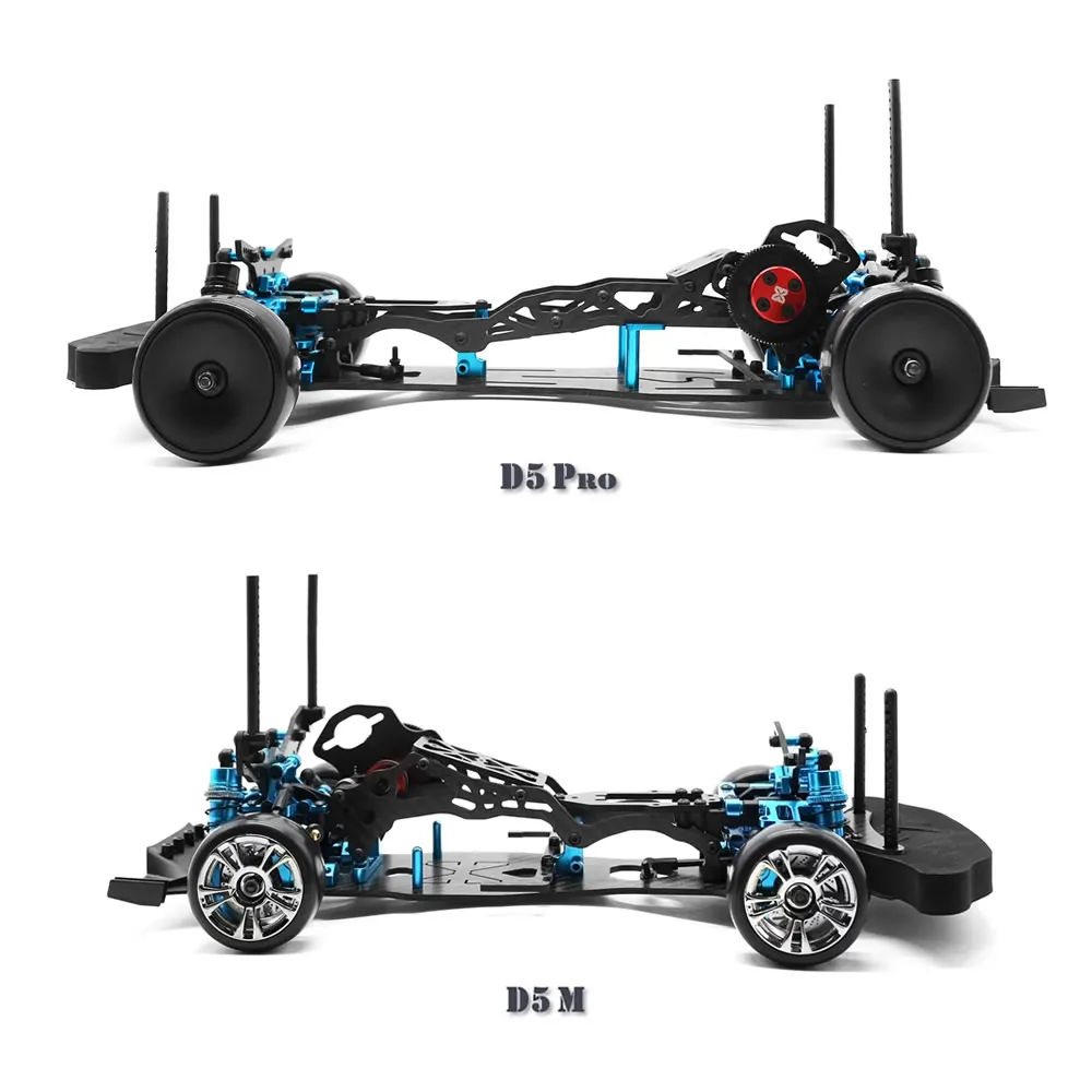 3 wyścigi Sakura D5 D5S 4WD 1:10 RC rama z włókna węglowego samochodu DIY szybki Model wyścigowy zdalnie sterowany Super napęd tylny Drift