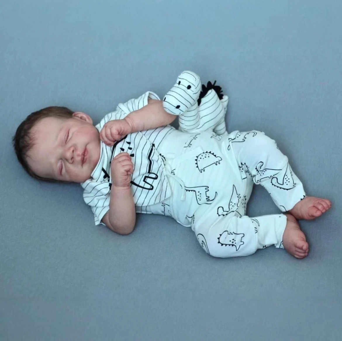 Bambola Reborn Pascale Heirloom da 19 pollici, corpo morbido ponderato, ciuccio magnetico e ciglia artigianali, regalo certificato CE per bambini