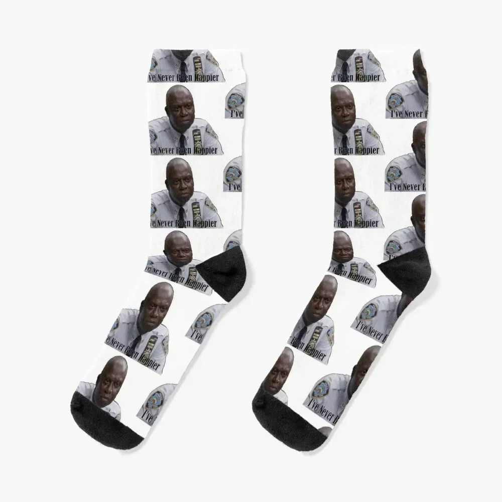 Captain Holt // Happier Socks Stockings custom hiking winter thermal Boy Child Socks Women's