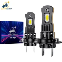 DAWN KNIGHT Bombilla LED para Coche H7 H4, Faro Delantero LED, 4300K 6000K, Conexión Plug and Play 1:1, Mini Lámpara LED, 12V, 2 Piezas