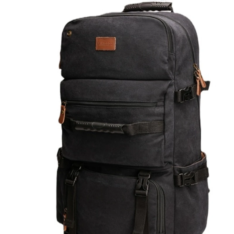 

Capacity Travel Bag Men's Leisure Business Trip Oversized Luggage Backpack Large Outdoor Mountaineering Canvas Backpack