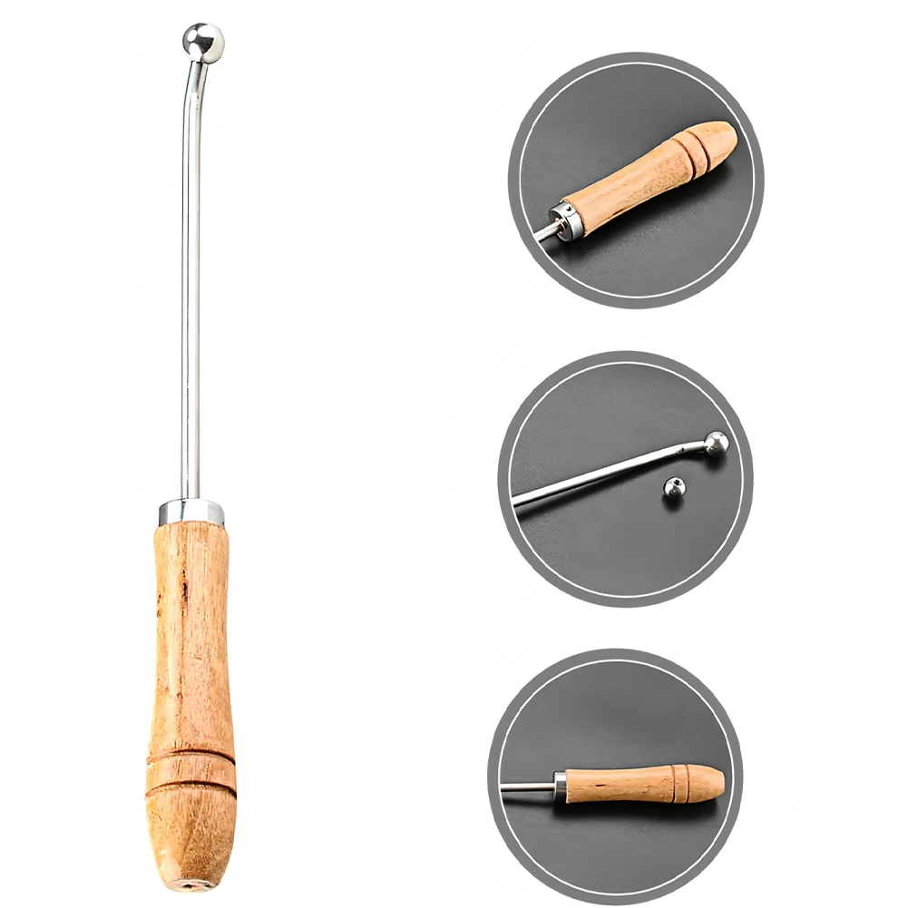 

Инструмент для выпрямления вмятин на трубах саксофона, тромпета, французского и мини-горна, с 3 металлическими шариками для поршневых клапанов