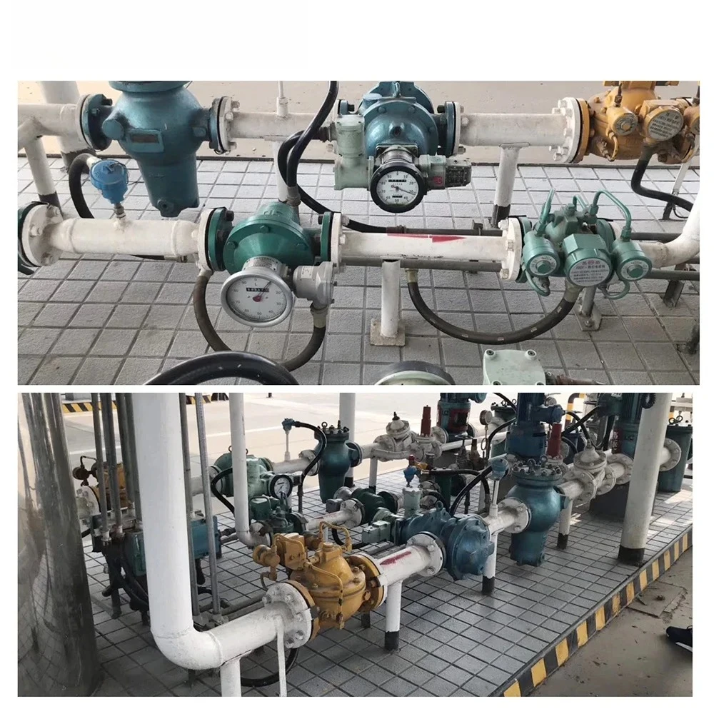 Marine Oil Oval Gear Flow Meter Online Refueling Machine Grease Butter Liquid Measurement