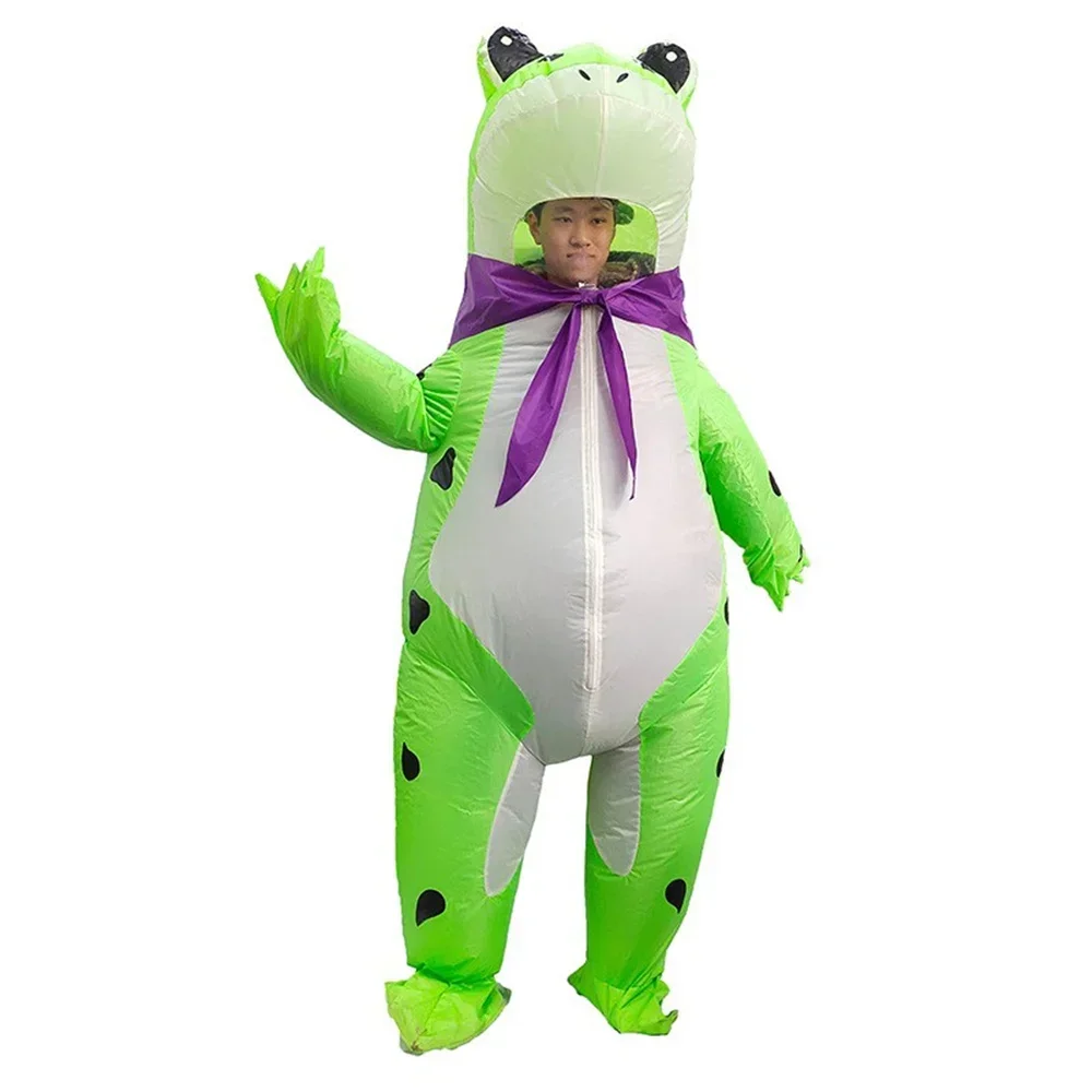 

Inflatable Frog Costume Funny Full Body Blow Up Cosplay Costume Suit Annual Event Halloween Party Doll Inflatable Costume