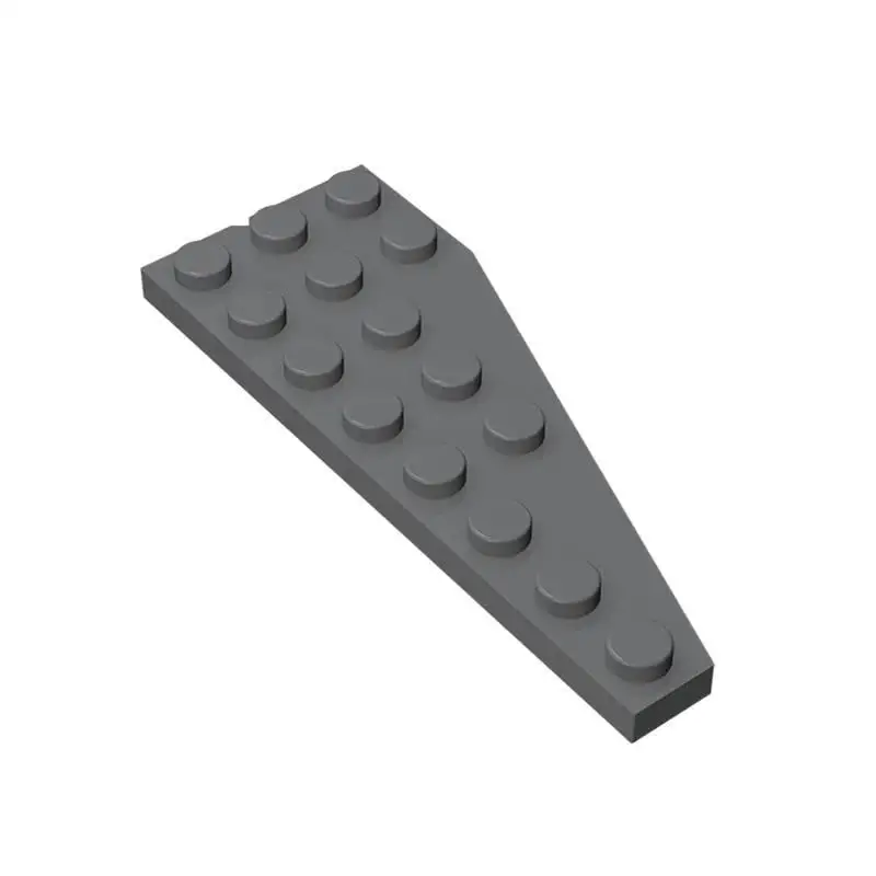 100Pcs 50305 8X3 Left Wedge Plate Building Blocks Moc Classic Accessories Compatible With Bricks Toys Children Gift Box