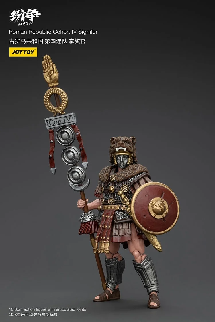 

JOYTOY Strife Roman Republic Cohort Iv Signifer Action Figures Doll Original Model Decoration Collection Gift Figura