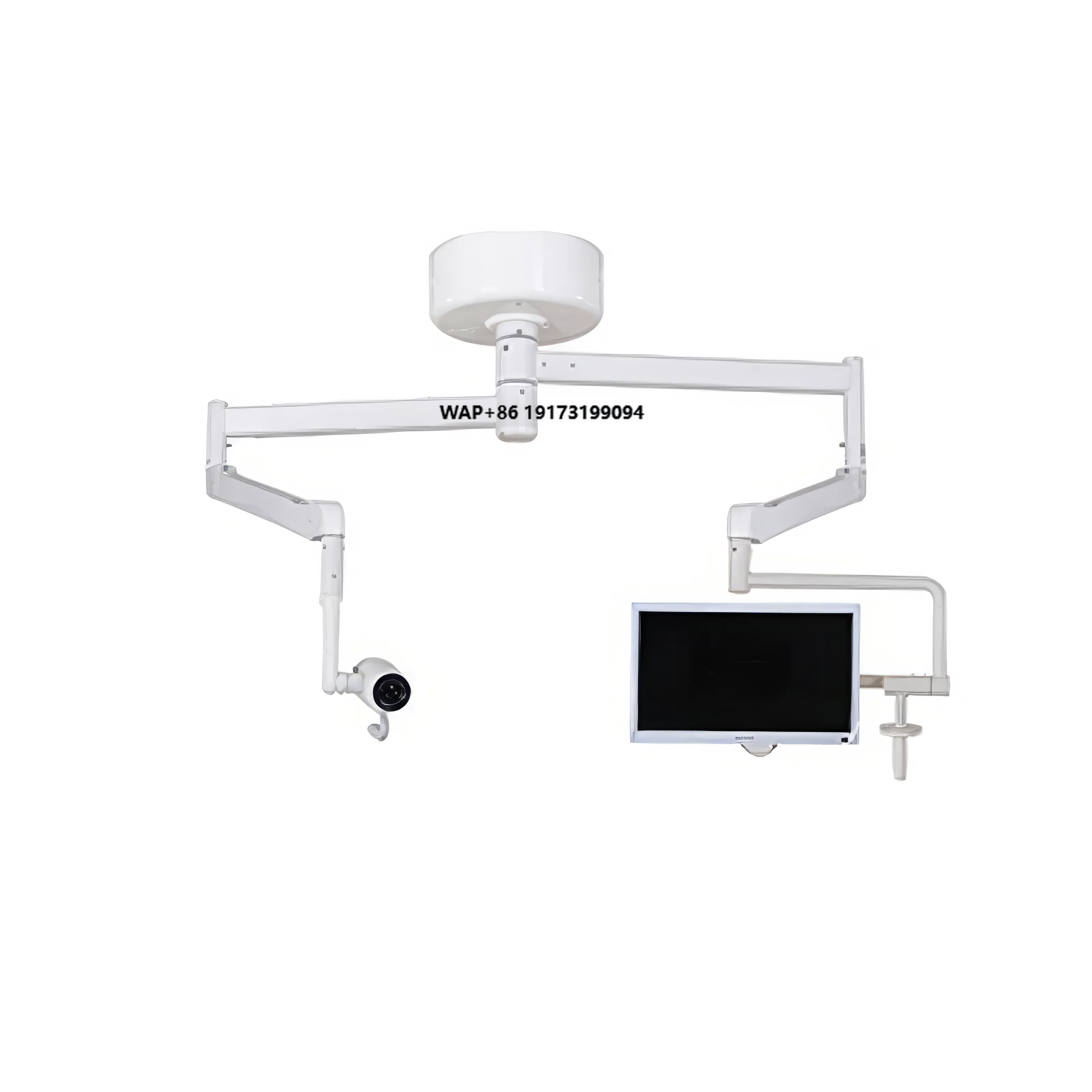 High-performance ceiling hospital shadowless lamp for medical and surgical examinations with  system