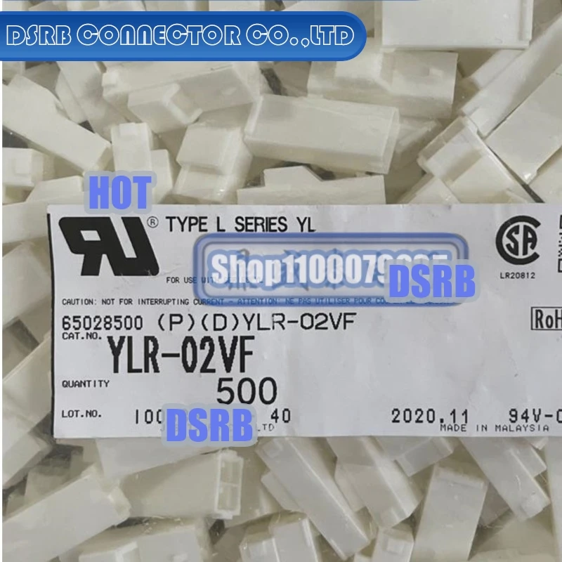 

500pcs/lot YLR-02VF 2P 4.5MM legs width 100% New and Original