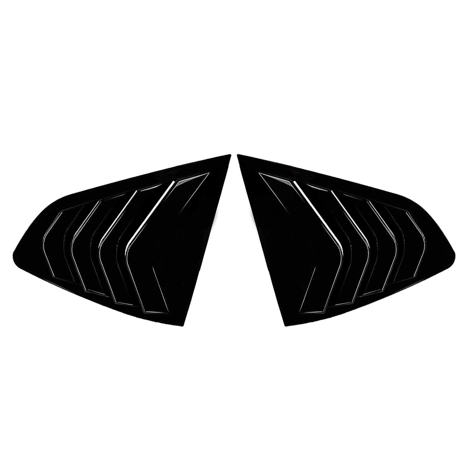 

​Exterior Rear Window Shutter Cover Side Louver Trim For BMW X4 G02 M40i 2018-2024