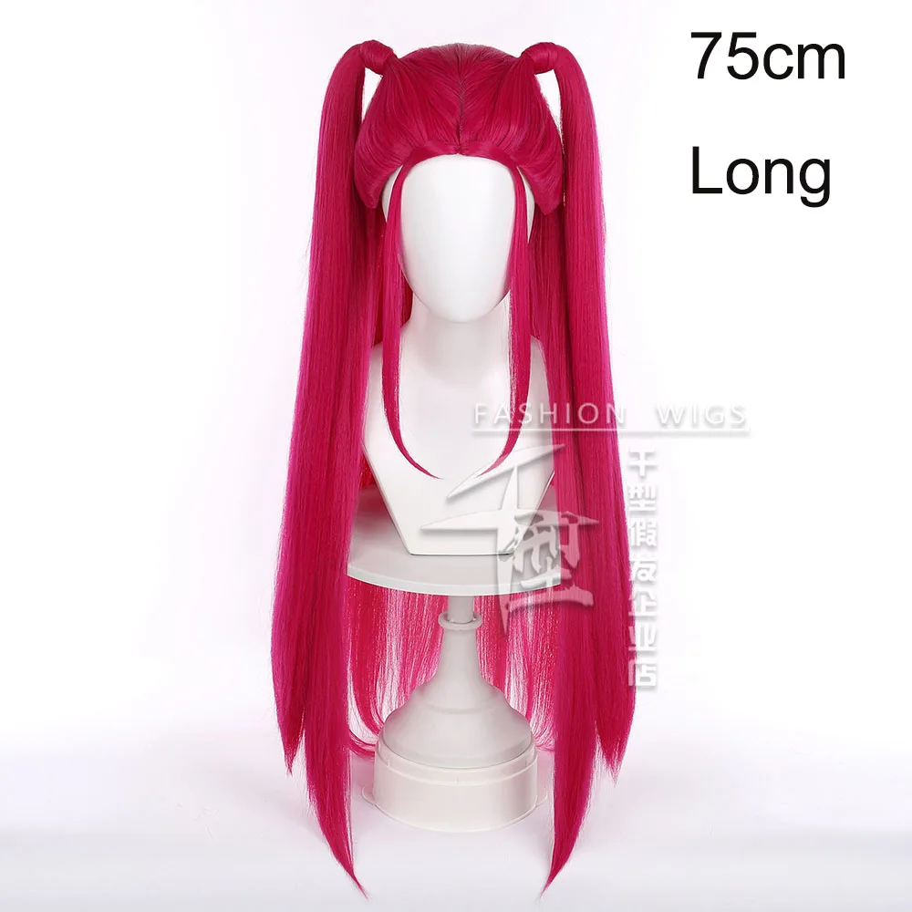 Kpop Zoey Cosplay Perücken Frauen Dämon Jäger Zoey Rumi Mira Cosplay Perücke Synthetische Haar Hitzebeständige Show Party Halloween Perücke