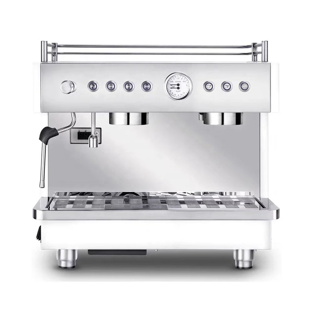Hot two  cappuccino latte mocha cafeteria semi-automatic fast coffee machine