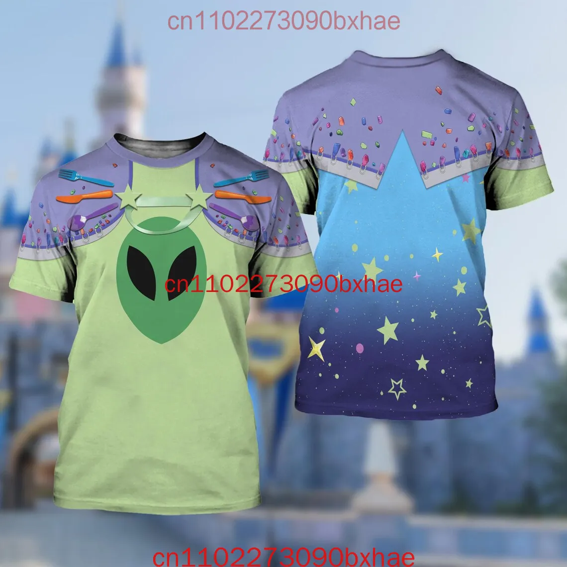 

Disney Elio Halloween Cosplay 3D T-Shirt Cartoon Cosplay Costume Men's and Women's Children's Short Sleeved T-shirt