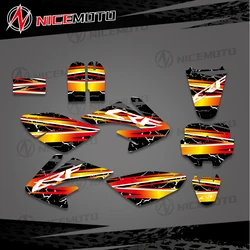 New Style Motorcycle Stickers For Honda CRF70 CRF 70 2004-2010 2005 2006 Graphics Background Decal Stickers Customize