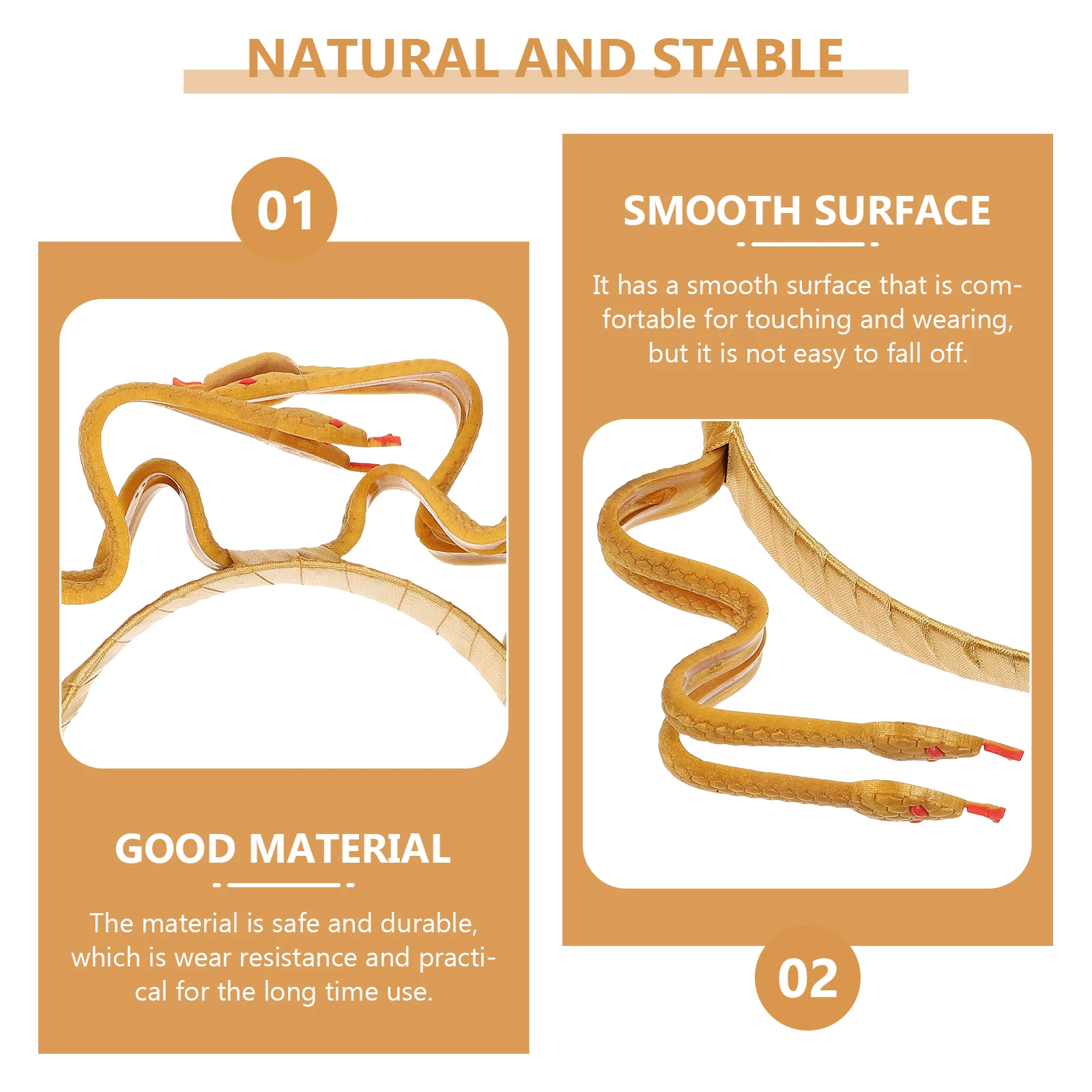 

Golden Medusa Headpiece Snake Hair Accessories Durable Material Perfect for Party Stage Banquet Gathering Photo Prop Decorative