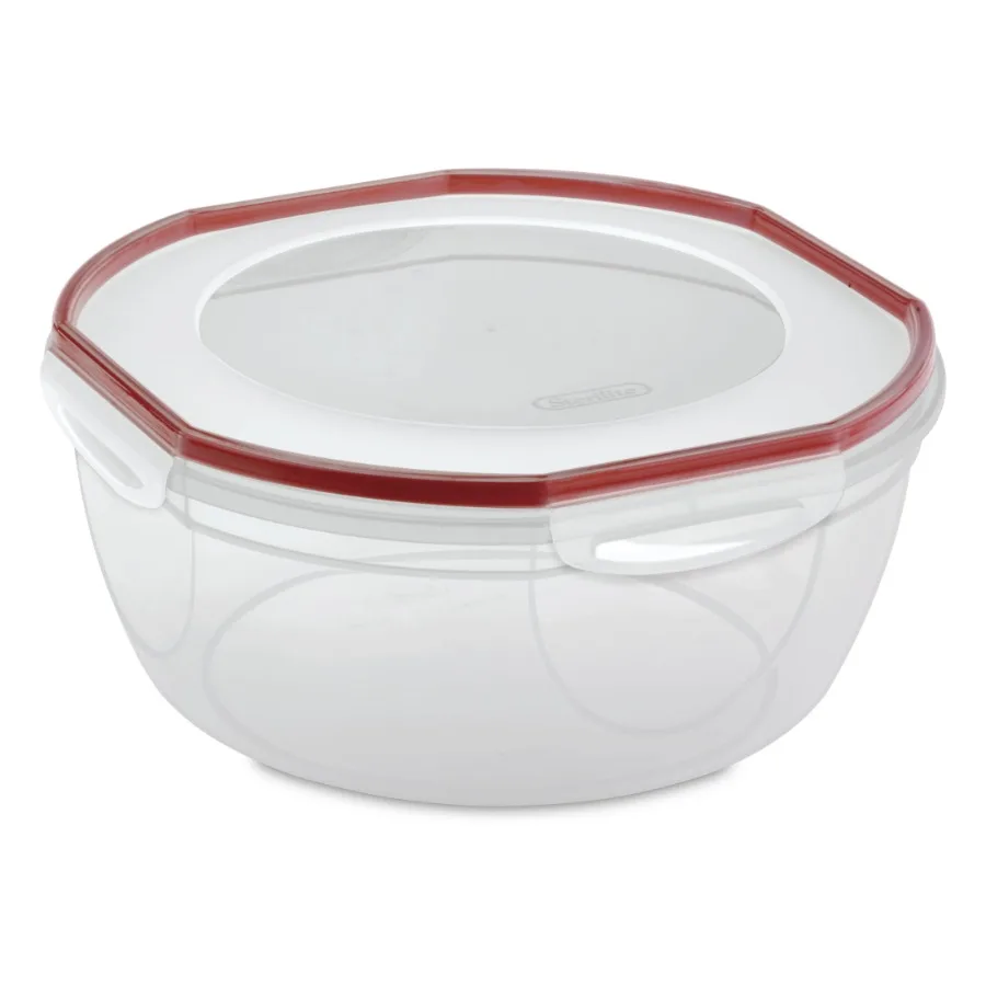 Ultra•Seal™ 8.1 Qt. Bowl Latching Food Storage Container Air and Water-Tight BPA-Free Clear