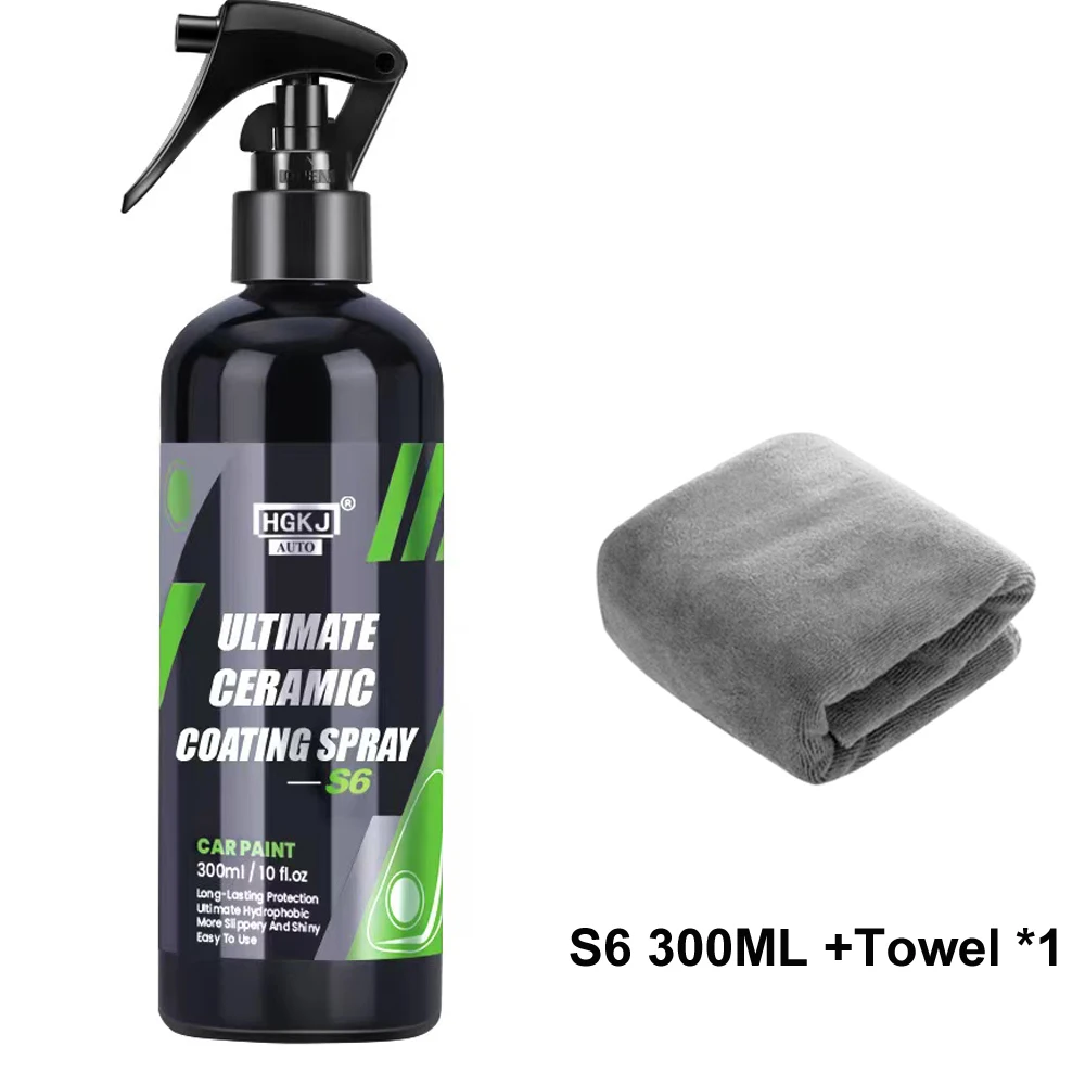 9H Car Ceramic Coating For Paint Mirror Shine Crystal Wax Spray Nano Hydrophobic Anti-fouling Auto Detailing Cleaning Products