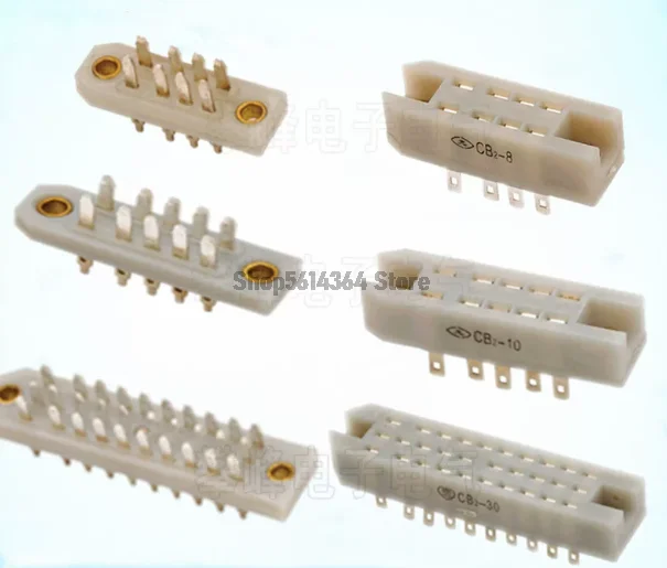 2PCS  CB2-6 8 10 12 16 20 30 Pin JK Rectangular Connector Plug Socket - Professional Grade Male Female Connector