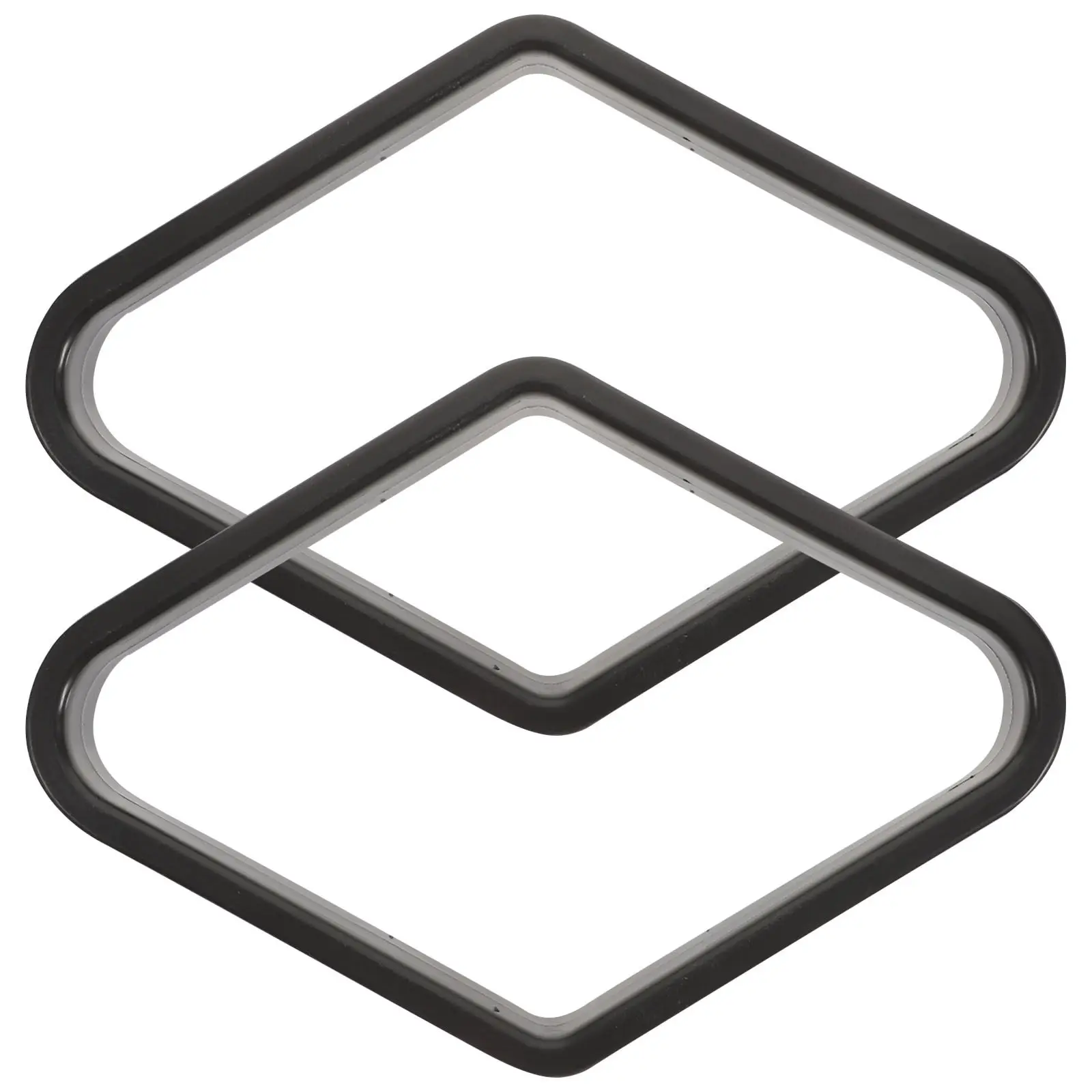 

2Pcs Billiard 9-Ball Rack Heavy Duty Triangle Frame for Pool Table Snooker Fixing Display Stand Home Bar Game Room Decor