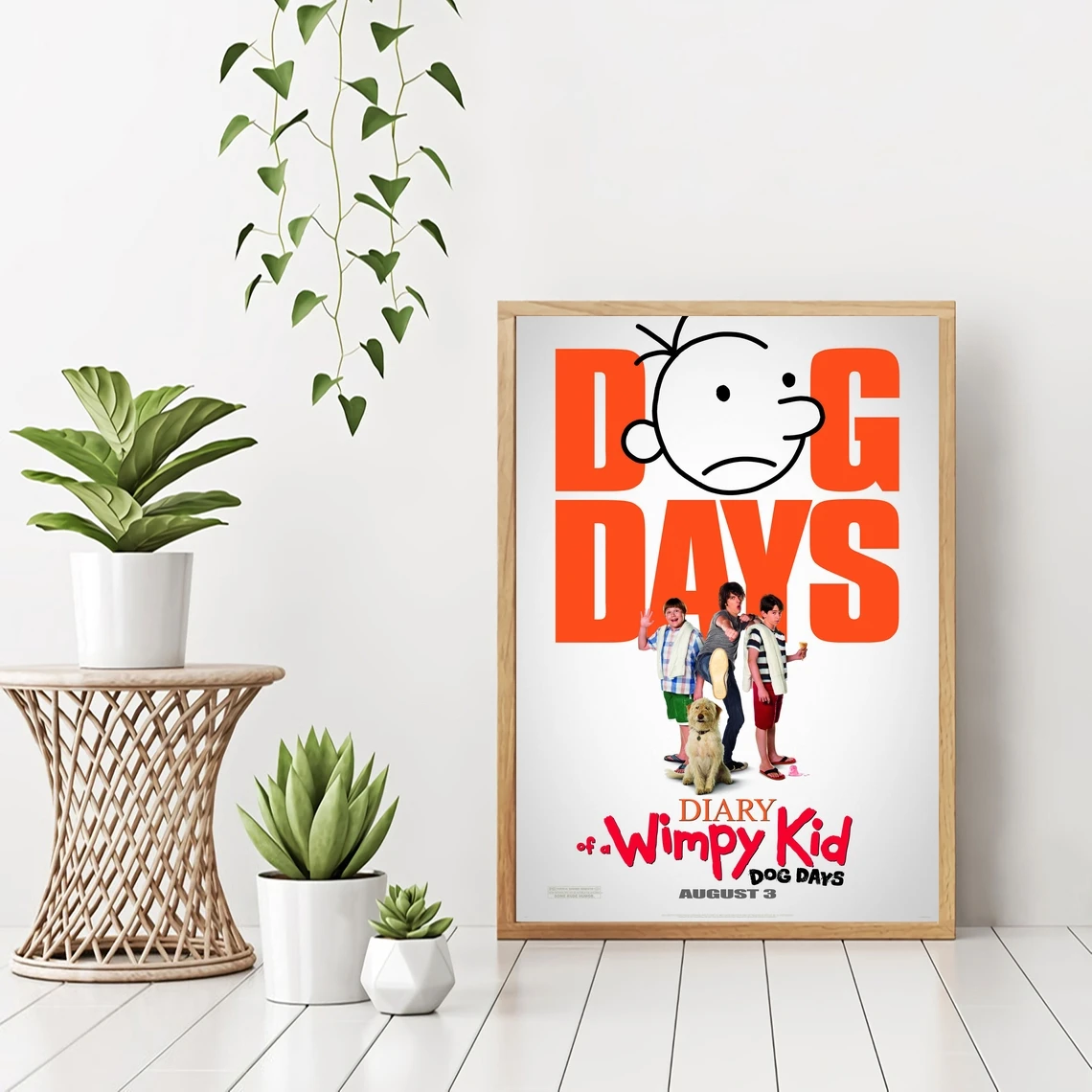 Diary Of A Wimpy Kid Dog Days Movie Poster Canvas Art Print Home Decoration Wall Painting ( No Frame )