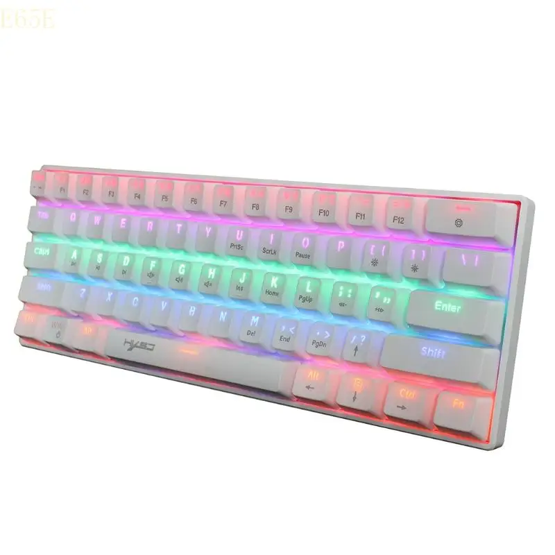 E65E Compact Mechanical Keyboard Impermeable Mini Compact 61 para Key Gaming Keyb