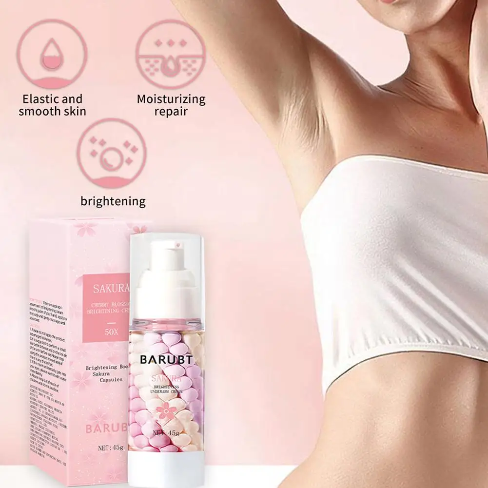 

30ml Underarm Brightening Cream Natural Sakura Extract Lotion Moisturizing Whitening Body Booster Firming Anti-Wrinkle N1D9