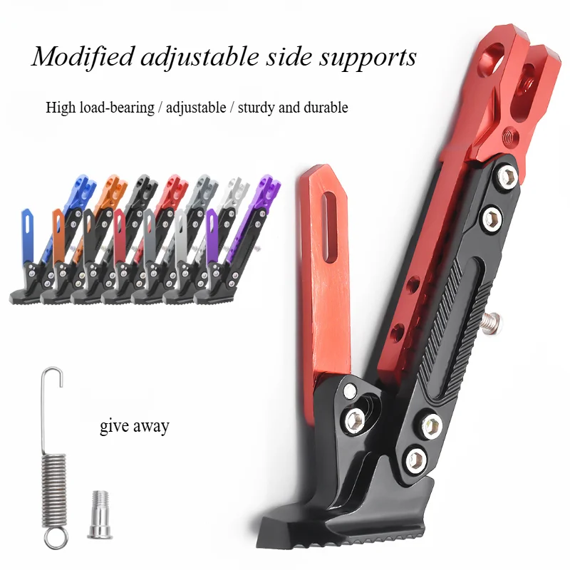

New Motorcycle Kickstand Parking Kick Stand Bracket Foot Side Supportor Crutch Holder Dirt Bike Motorbike Accessories Universal