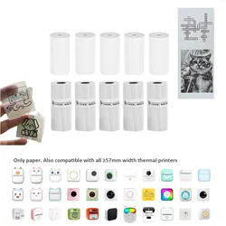 Mini Printer Transparent Sticker Thermal Paper Label Paper Photo Papers For PeriPage PAPERANG Poooli 57mm width Photo Printer