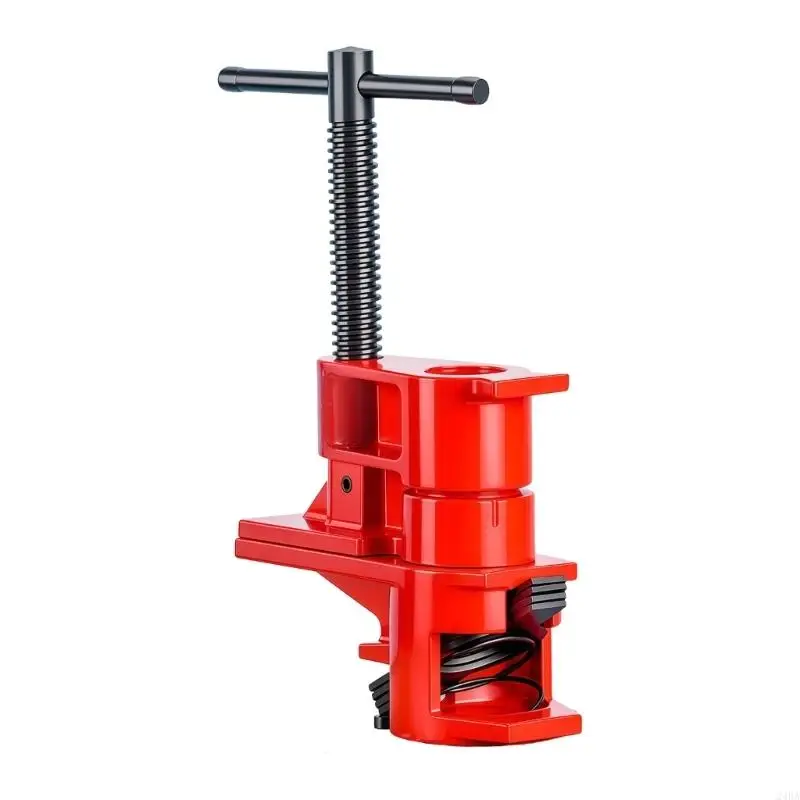 1/2 or 3/4 Thread Woodworking Board Clamp with Threaded Screw Pressure and Ductile Iron Clamp Body for Furniture Fitting Tasks