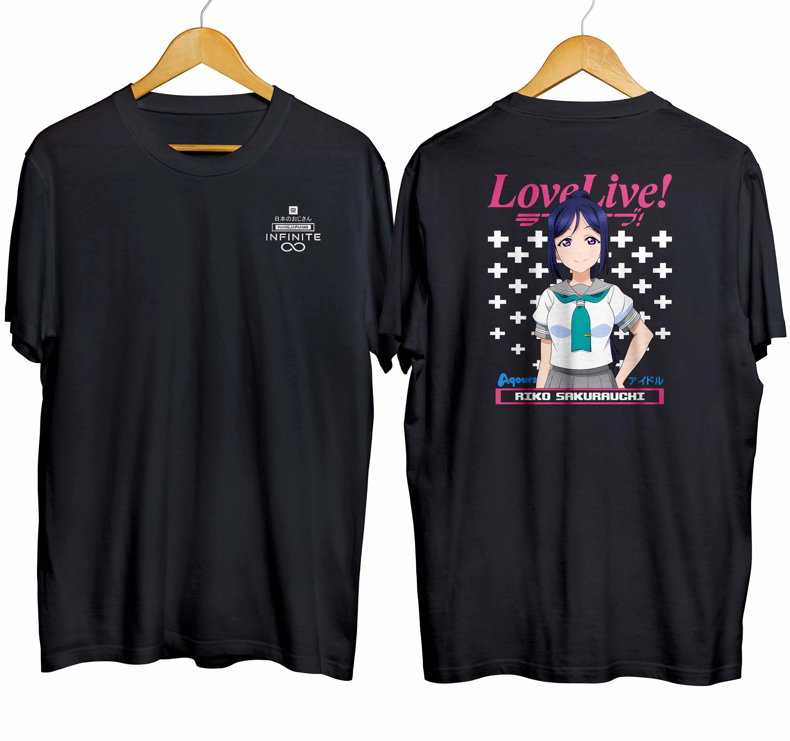 T-shirt distroanime love live! KANAN MATSURA - AQOURS 100% combed 30s