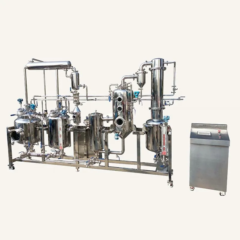 Fully automatic multi-functional vacuum traditional Chinese medicine ointment plant heat reflux extraction and concentration