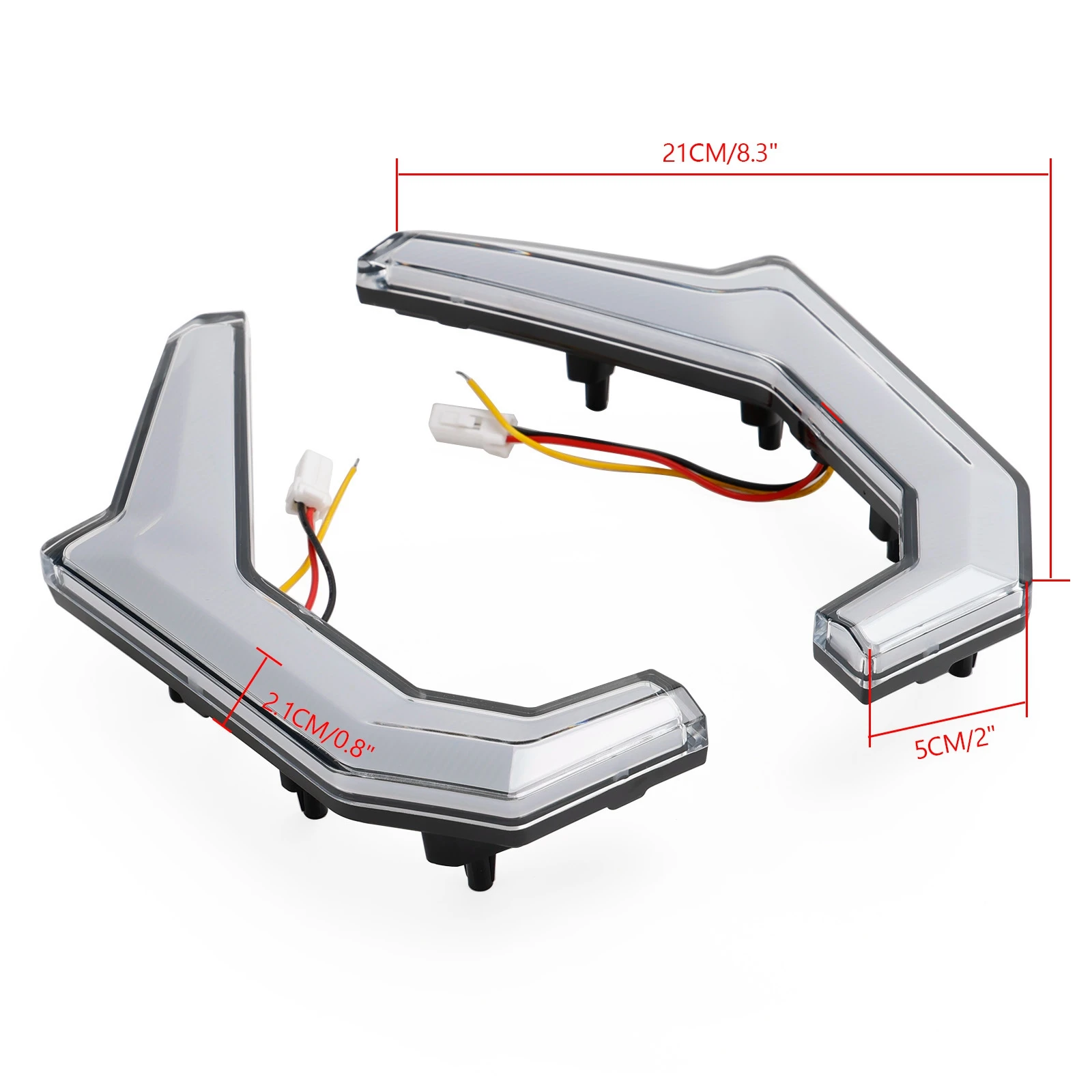 Artudatech UTV Turn Signal Fang Accent Lights For Polaris RZR XP 4 1000/S 4 900 2014-2020