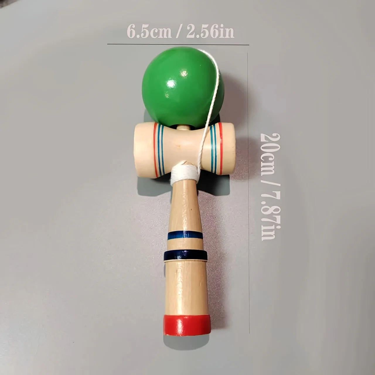 Natural Wooden Kendama Skills Ball, Fencing and Catching Training Ball for Hand Coordination and Balance Exercise