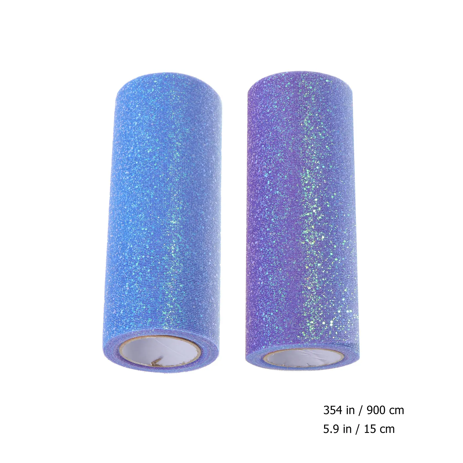 

1 Roll Dress Tulle Fabric Delicate Ribbon Cuttable Gift Wrapping Diy Accessory Festival Party Wedding Decoration Glitter Mesh