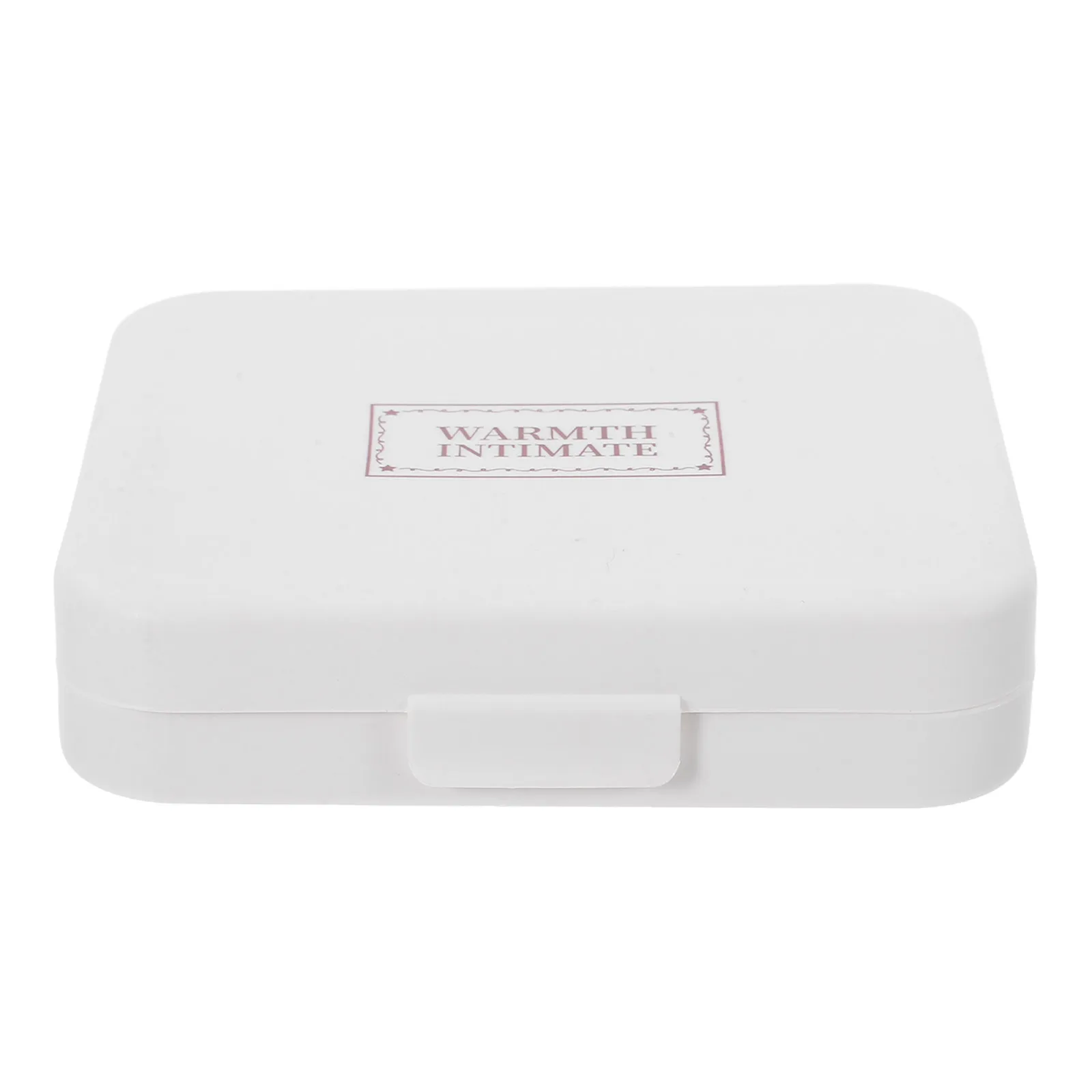 

1pcs Sanitary Napkin Storage Box White Case for Pads Female Organizer Travel Small Menstrual Container Holder Bathroom