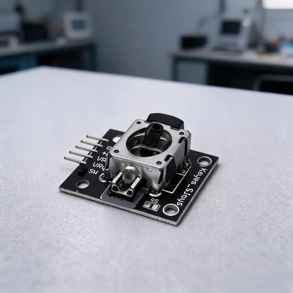 10 pcs KY-023 Dual-Axis Game Joystick Module for Microcontroller Projects Featuring Analog X Y Signals and Digital Z Switch