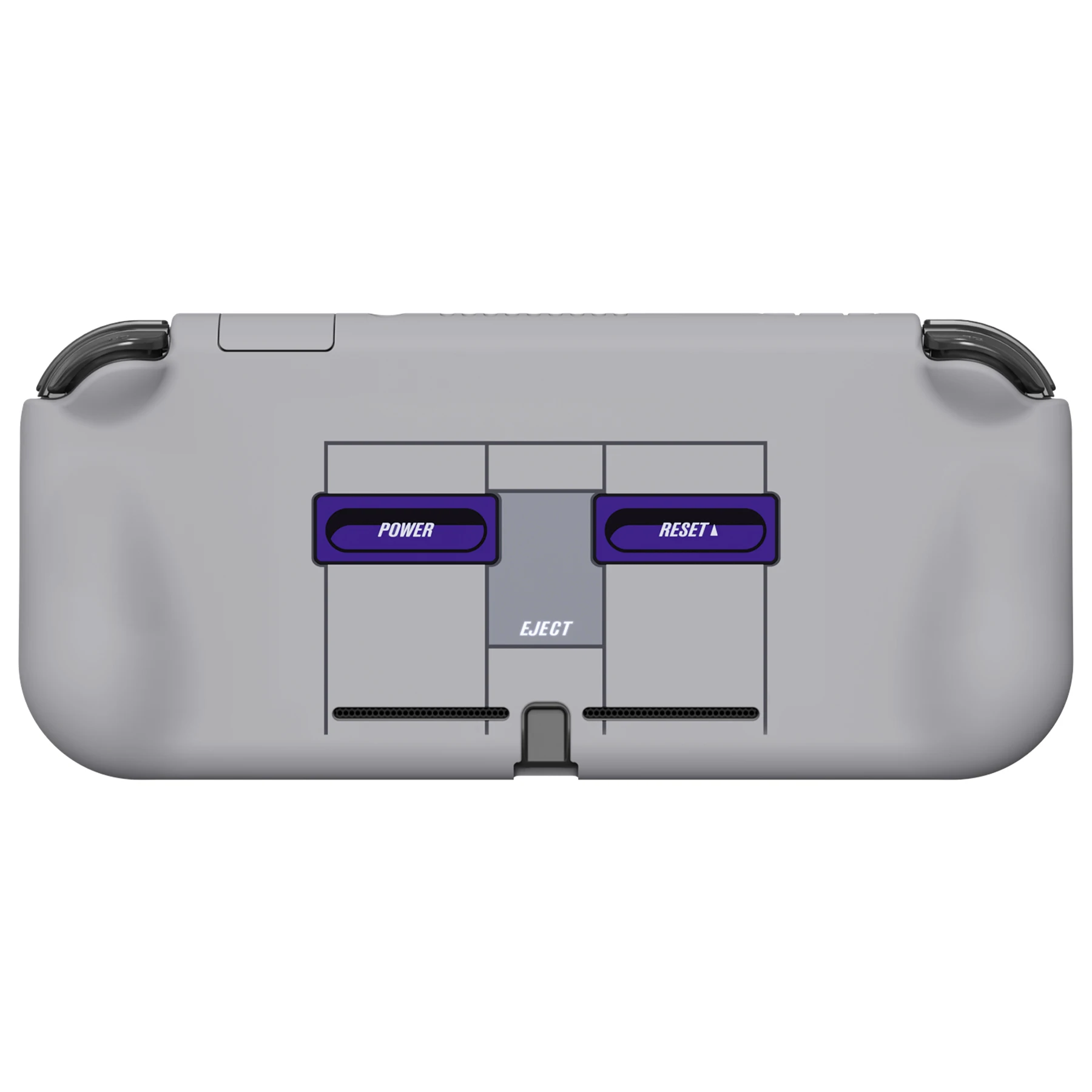 PlayVital ZealProtect Ergonomic Protective Case for NS Switch Lite W/Screen Protector & Thumb Grips - Classics SNES Style