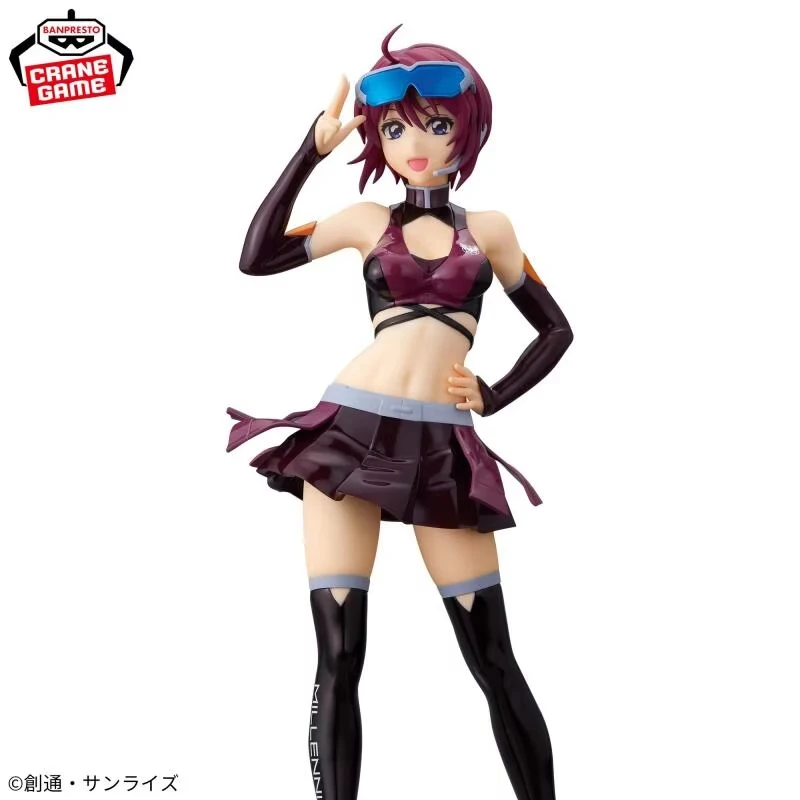 Original BANDAI MOBILE SUIT GUNDAM SEED FREEDOM GLITTER&GLAMOURS-Lunamaria Hawke- Racing ver. Figure Anime Modle Toys gifts view 5