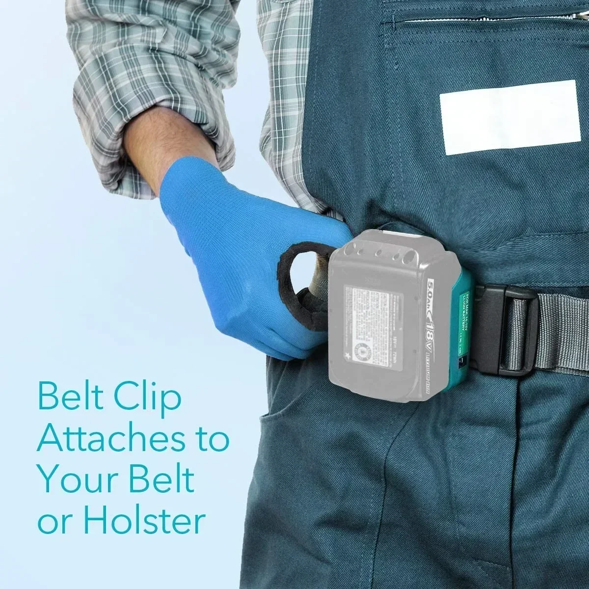 LED Light Adapter Work For Makita Battery Can Be Used for Lighting with USB Ports Provide Quick for Easy and Fast Charging ADP05