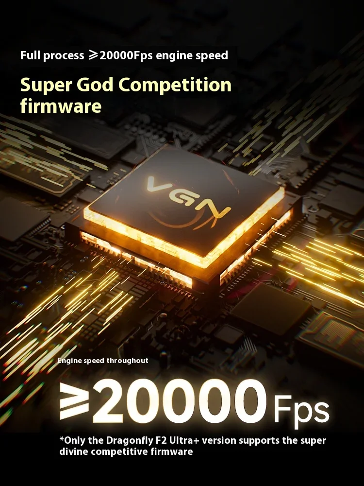 VGN Dragonfly F2 Mouse wireless Tri Mouse Paw3395 Paw3950 8000Hz Mouse da gioco leggeri Accessori per PC per CS Valorant