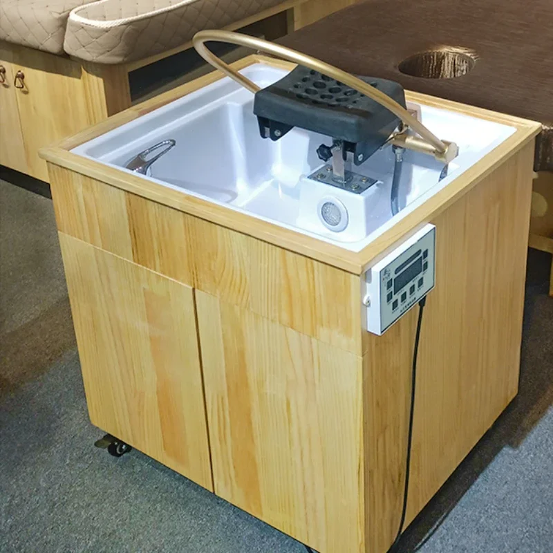 

Hair Wash Chair Salon Shampoo Chairs Move Equipment Shower Hair Salon Shampoo Chairs Water Circulation Chuveiro Furniture