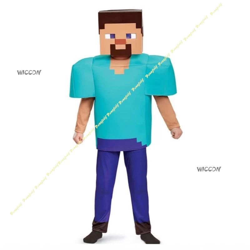 أزياء تنكرية للأولاد والأطفال M I ملابس خضراء جديدة باللون الرمادي نيسيي للأطفال St e Ve أداء شخصية عيد الميلاد والهالوين #3