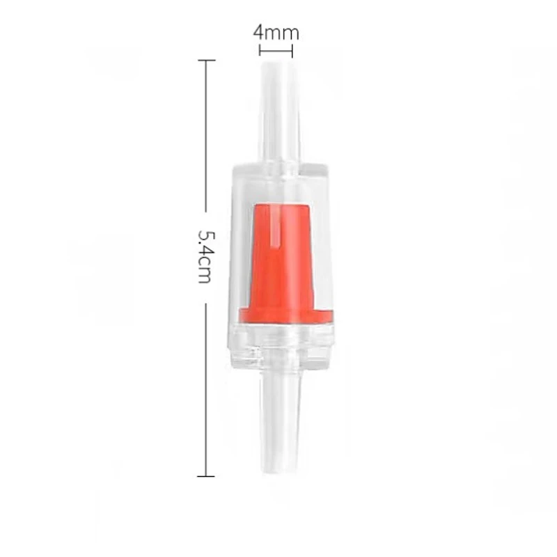 Aquarium Accessories Fish Tank Air Pump Accessories Check Valve Anti-Backflow Anti-Siphon CO2 System Suitable for 4mm Hose