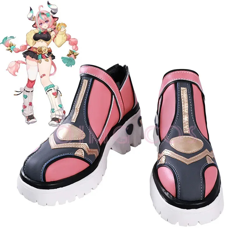 

Genshin Impact Varesa Cosplay Women Shoes Anime Chinese Style Halloween for Game