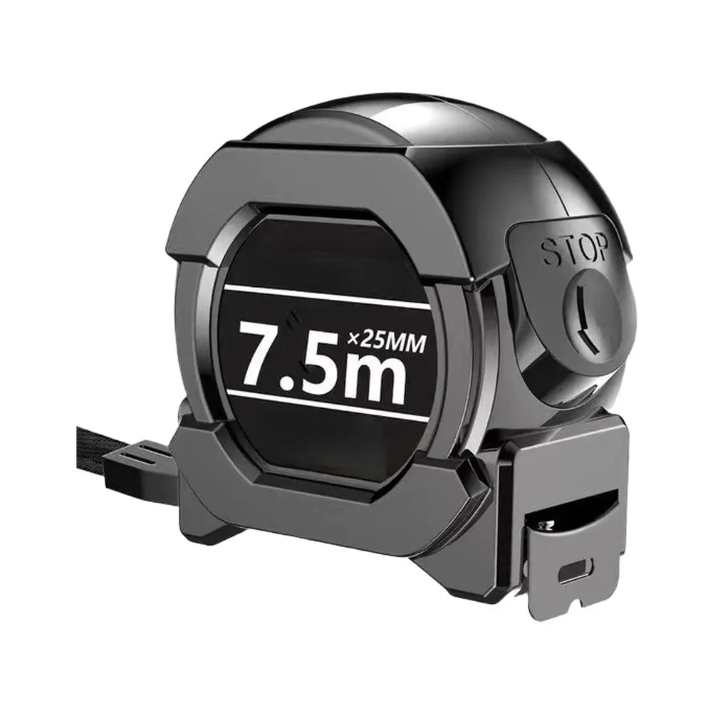 1pc 5M/7.5M/10M Tape Measure Thickened Measure Black Fluorescent Measuring Tape Measure Retractable Tape Measure Gauging Tools
